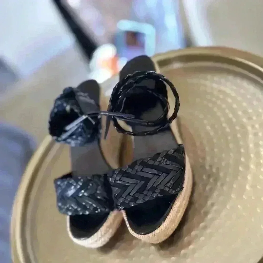 Hermès Sophia Leather Espadrilles